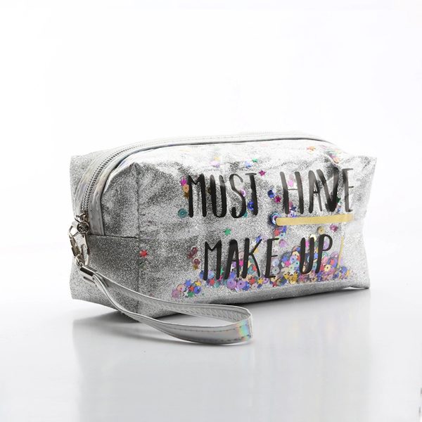 Fashion Creative Sequin Glitter Toiletry Pouch Cosmetic Bag - Image 6