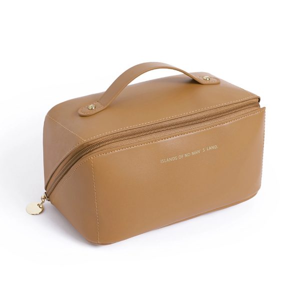 Makeup  Travelling Pu Leather Cosmetic Bag Waterproof