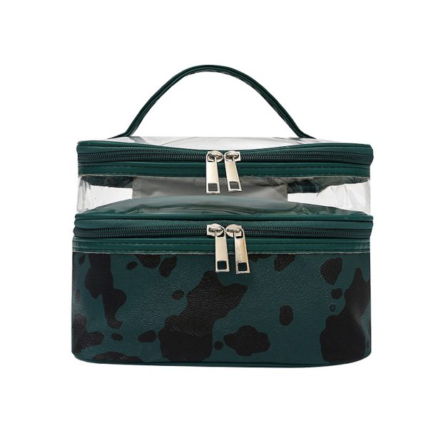 Cows Double Layer Travel Storage Cosmetic Cases - Image 5