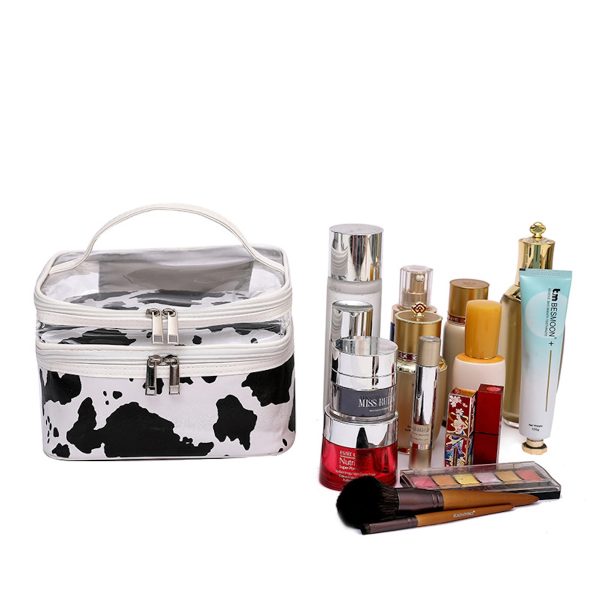 Cows Double Layer Travel Storage Cosmetic Cases - Image 8