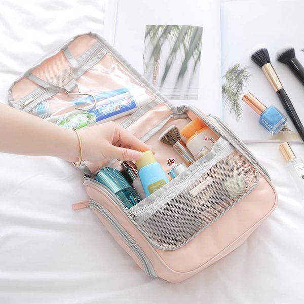 Toiletry Travel Organizer Bag With Hook - Image 7
