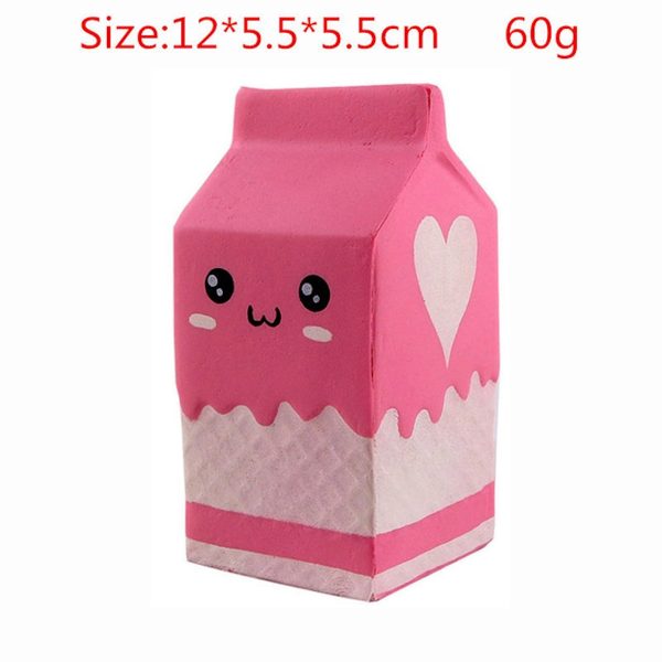 Hamburger Milkshake Squishe Donut Popcorn Toys Stress Relief - Image 15