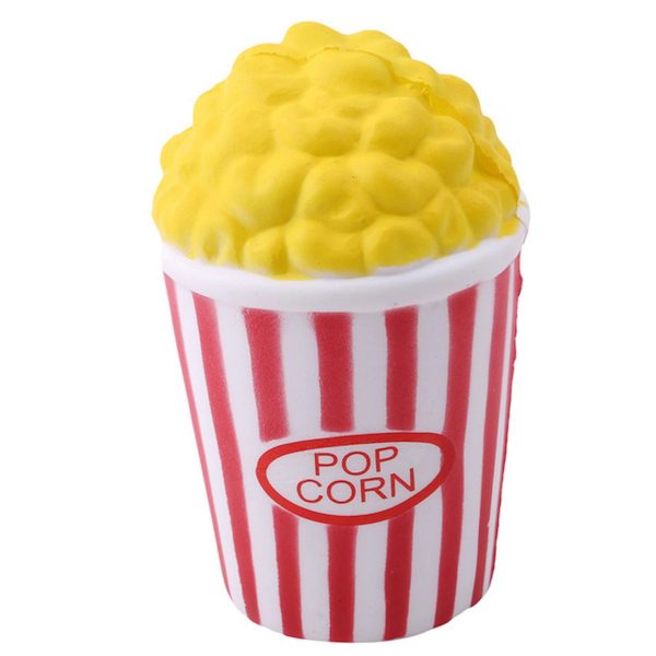 Hamburger Milkshake Squishe Donut Popcorn Toys Stress Relief