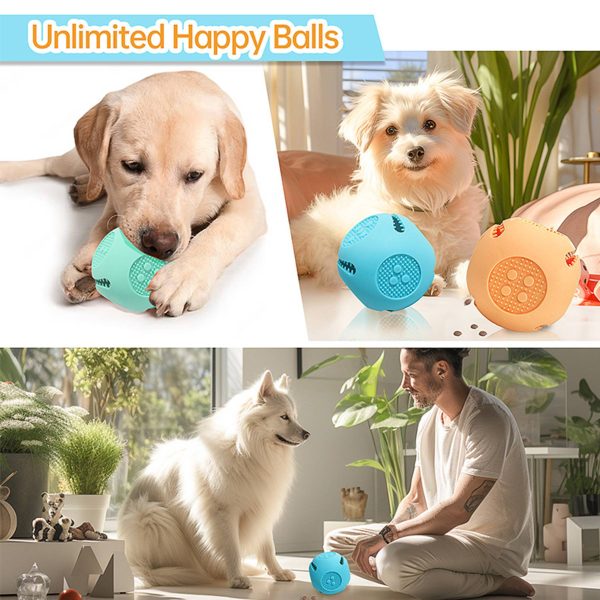 Silicone Best dice Dental Chew Dog Toy - Image 5