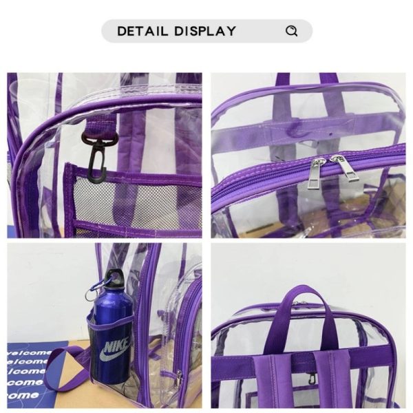 Pvc Transparent Backpack - Image 4
