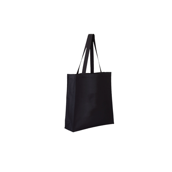 Foldable Cotton Canvas Grocery Tote Bag - Image 3