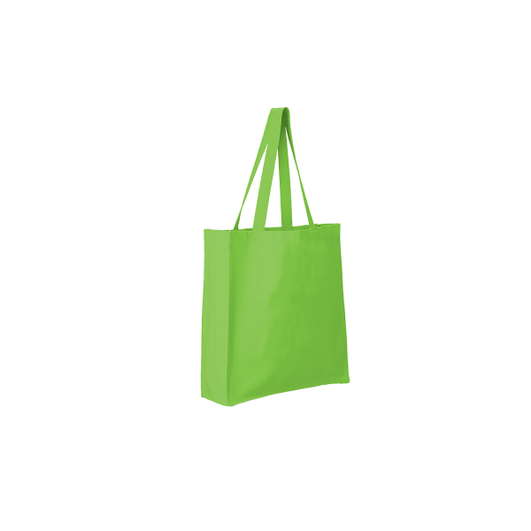Foldable Cotton Canvas Grocery Tote Bag - Image 2