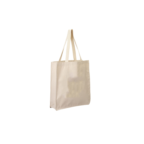 Foldable Cotton Canvas Grocery Tote Bag