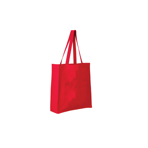 Foldable Cotton Canvas Grocery Tote Bag - Image 5