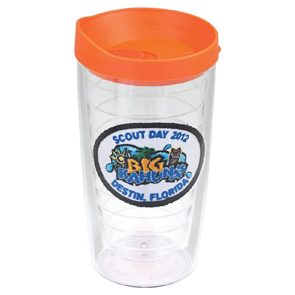 16Oz Double Wall Solid Clear Orbit Acrylic Tumbler - Image 3