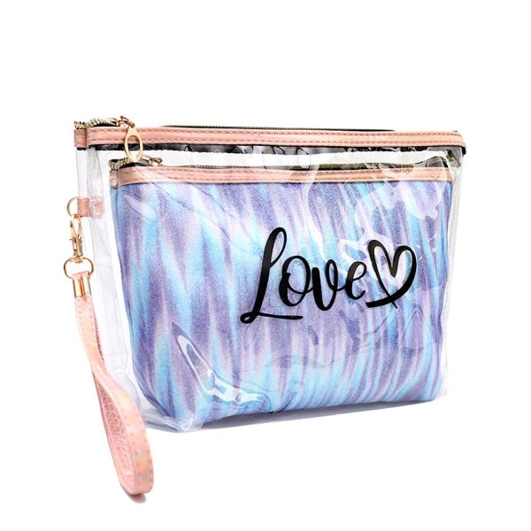 Pvc Travel Cosmetic 2 In 1 Bag - Image 3