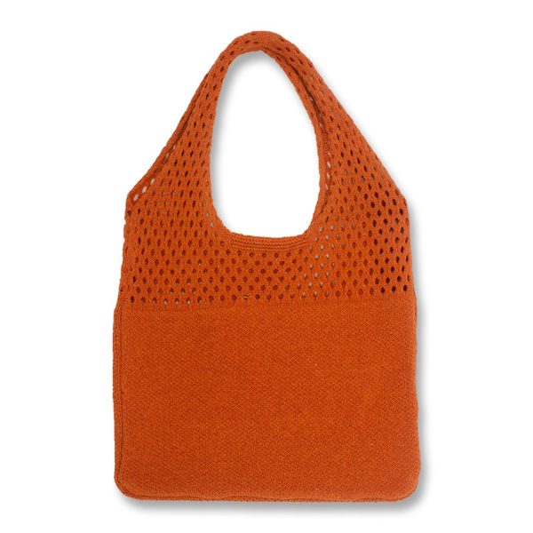 Hollow Knitted Shoulder Bags Women Handbag - Image 3