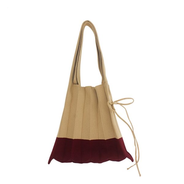 Pleats Knit Bag