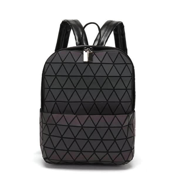 Women Men Geometric Luminous Purse Flash Travel Shoulder - Image 5