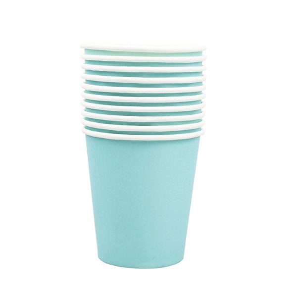8Oz Colored Plain Paper Cup - Image 4