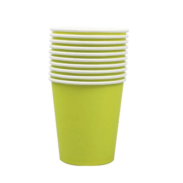 8Oz Colored Plain Paper Cup - Image 5