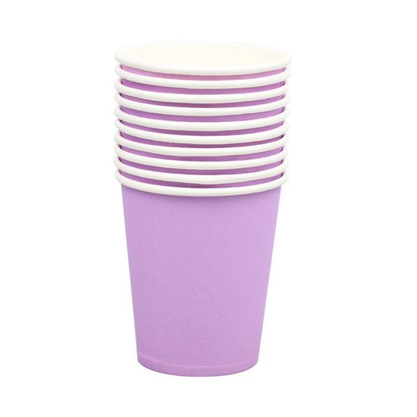8Oz Colored Plain Paper Cup - Image 7