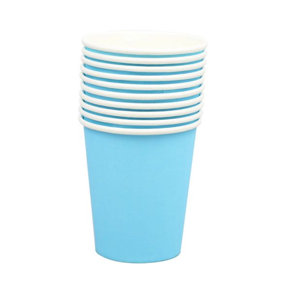 8Oz Colored Plain Paper Cup