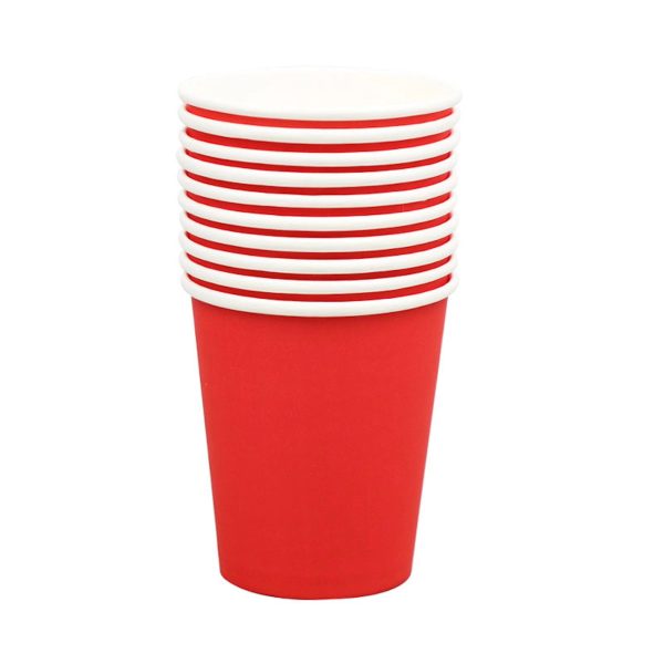 8Oz Colored Plain Paper Cup - Image 15