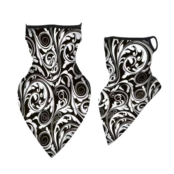 Polyester Ear Hanging Triangle Scarf Sun Protection Mask - Image 3