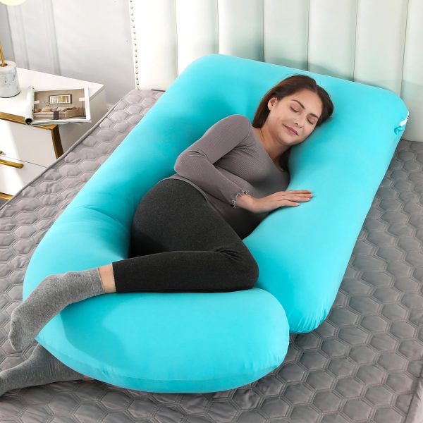 U Shaped Full Body Maternity Pillow With Removable Cover - Image 2