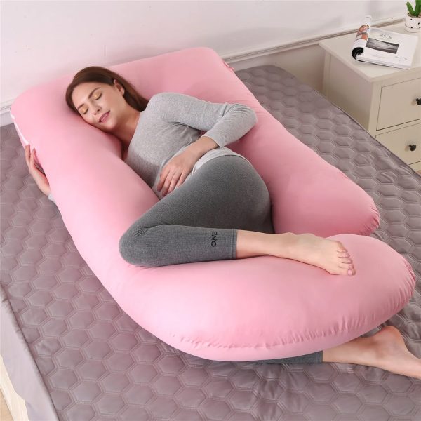 U Shaped Full Body Maternity Pillow With Removable Cover - Image 3