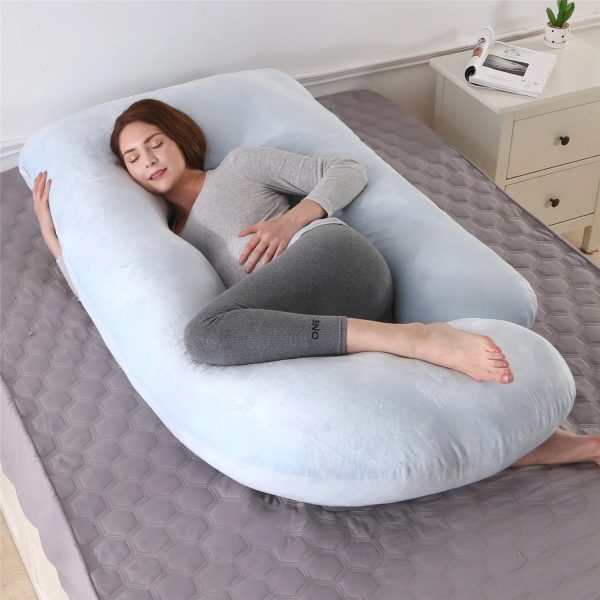 U Shaped Full Body Maternity Pillow With Removable Cover - Image 4