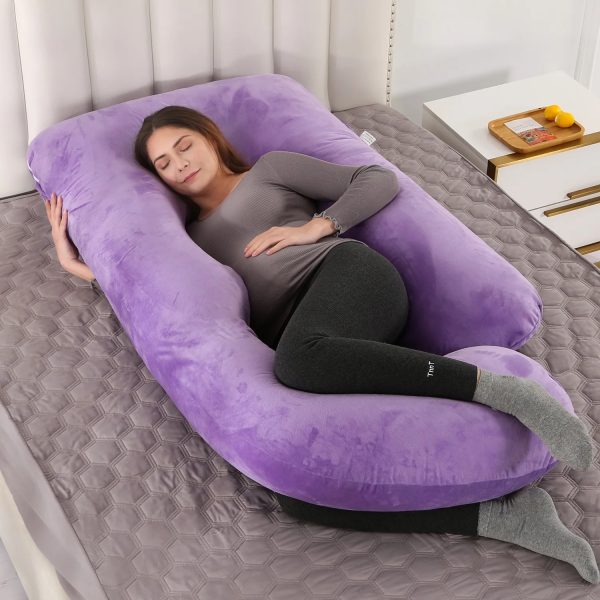 U Shaped Full Body Maternity Pillow With Removable Cover - Image 5