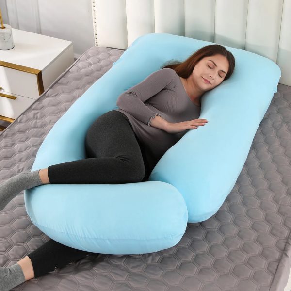 U Shaped Full Body Maternity Pillow With Removable Cover - Image 6