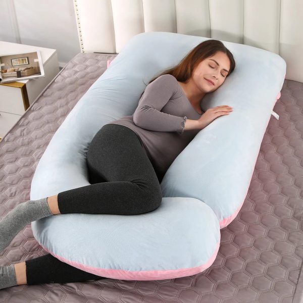 U Shaped Full Body Maternity Pillow With Removable Cover - Image 11