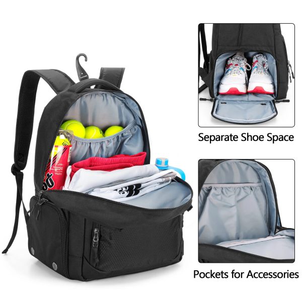 Tennis Backpack With Separate Shoe Space - Image 2
