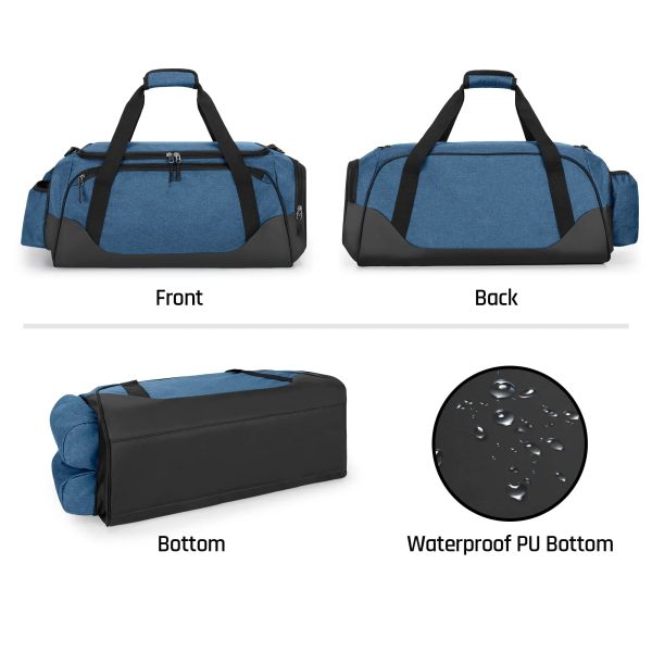 Travel Duffel With Cooler Bag For 6 Can Drinks - Image 3