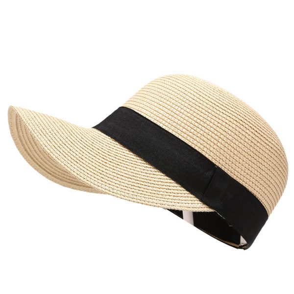 Jute Beach sunscreen straw cap - Image 3