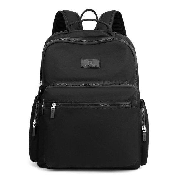 Nylon College Backpack Airline Approved Business Work Bag - Image 2