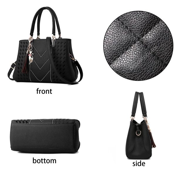 PU Shoulder Tote Ladies Bag - Image 7