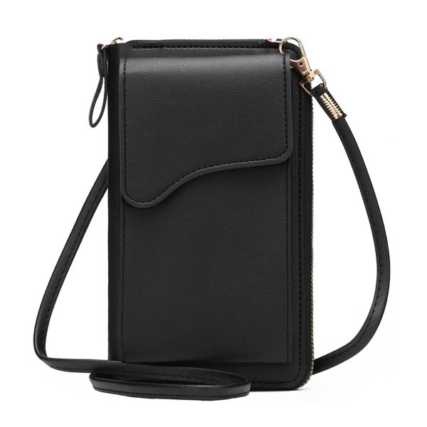 PU Mini buckle mobile phone women's crossbody bag - Image 3