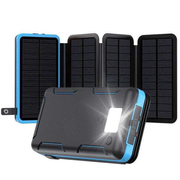 25000mAh Solar Power Bank, Fast Charging for Phone, Outdoor