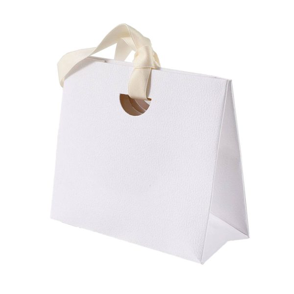 Colorful Paper Gift Tote Bags W/ Handheld Ribbon - Image 5