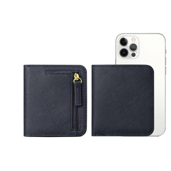 Small Compact Bifold Luxury Genuine Leather Pocket Wallet - Image 3