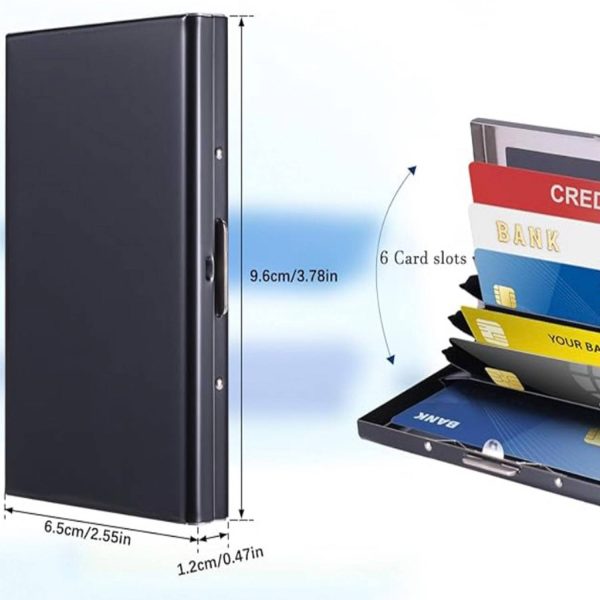 Aluminum RFID blocking credit card holder - Image 5