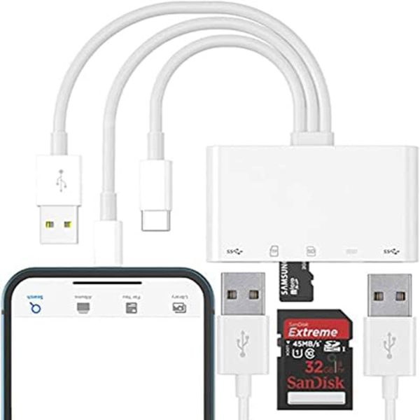 5-in-1 Ultra-Portable Multifunction Card Reader - Image 2