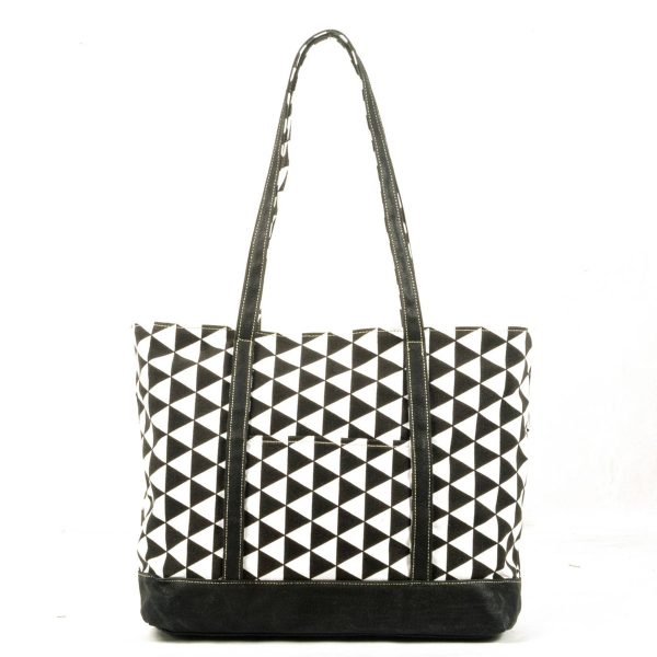 Multicolor Canvas Water-resistant Tote Bag - Image 8