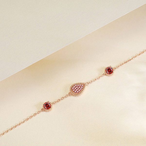 Alloy Statement rose gold bracelet - Image 3