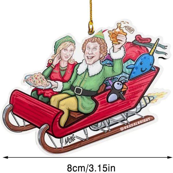 Cute Christmas Tree Hanging Decorations Ornaments Set - Image 5