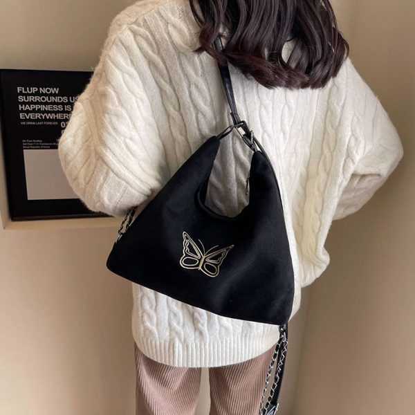 PU Simple multi-purpose butterfly tote bag - Image 4