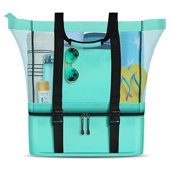 Nylon Mesh Beach Tote Bag
