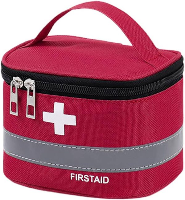 Portable Oxford First Aid Bag w/ Reinforced Handle - Image 2