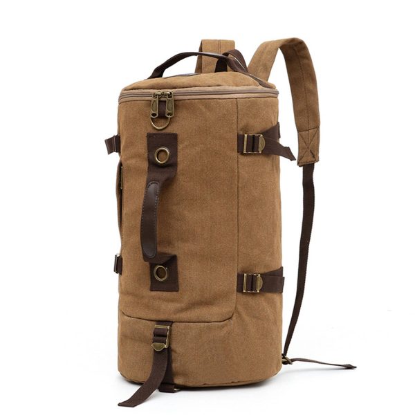 Retro canvas backpack