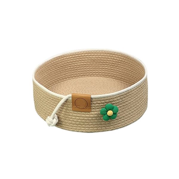 Breathable Odorless Indoor Cotton Linen Cat Bed - Image 2