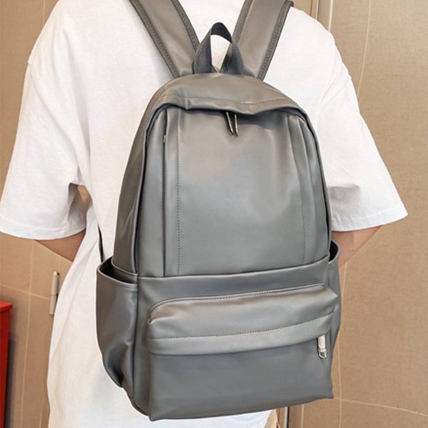 Soft PU Leather Fashion Backpack - Image 4